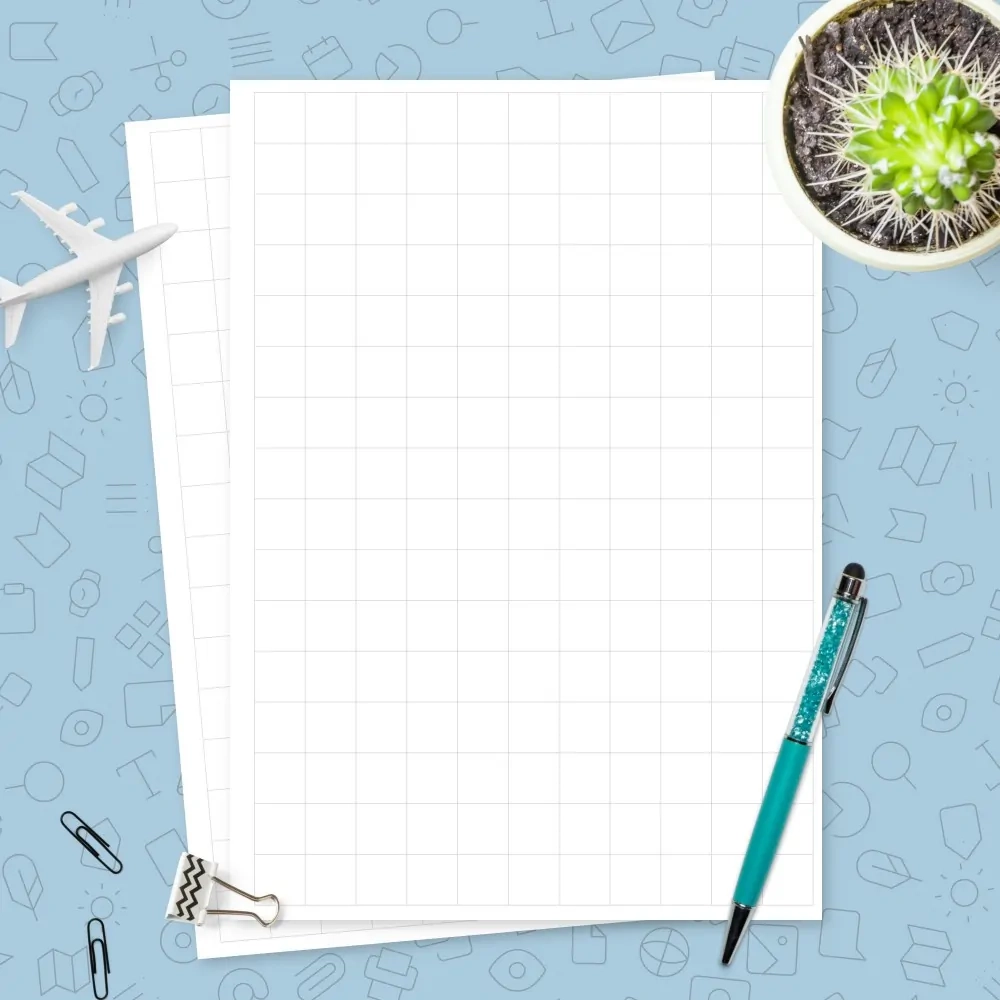 1 4 Inch Graph Paper Printable Template Printable PDF