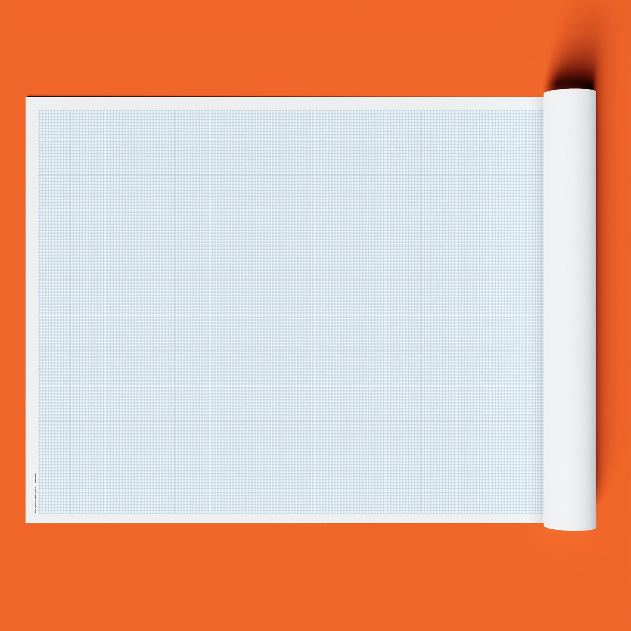 1 8 Graph Paper Roll 36 X 120 Blue