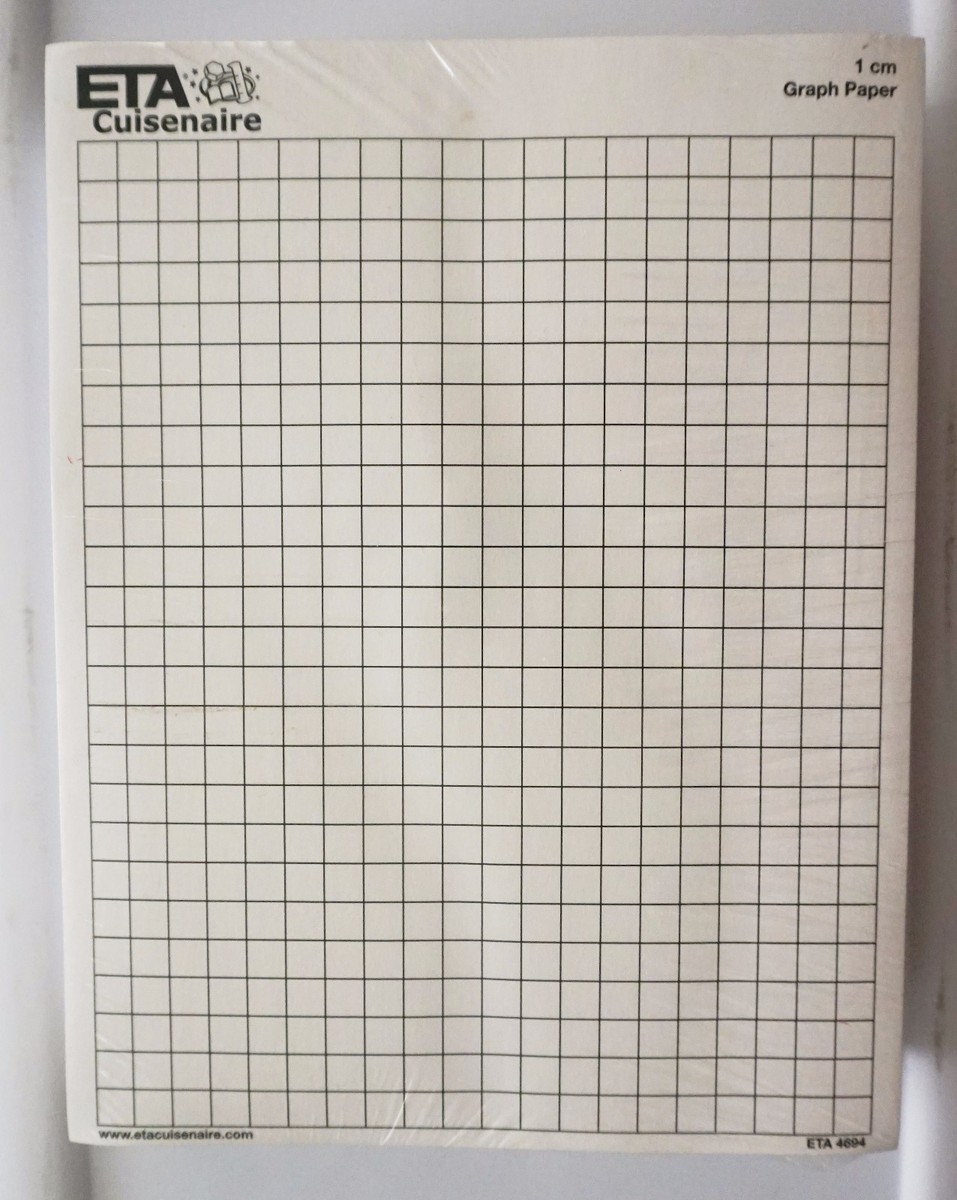 1 Cm Graph Paper With Black Lines A Graph Paper Notebook 8 5 X 11