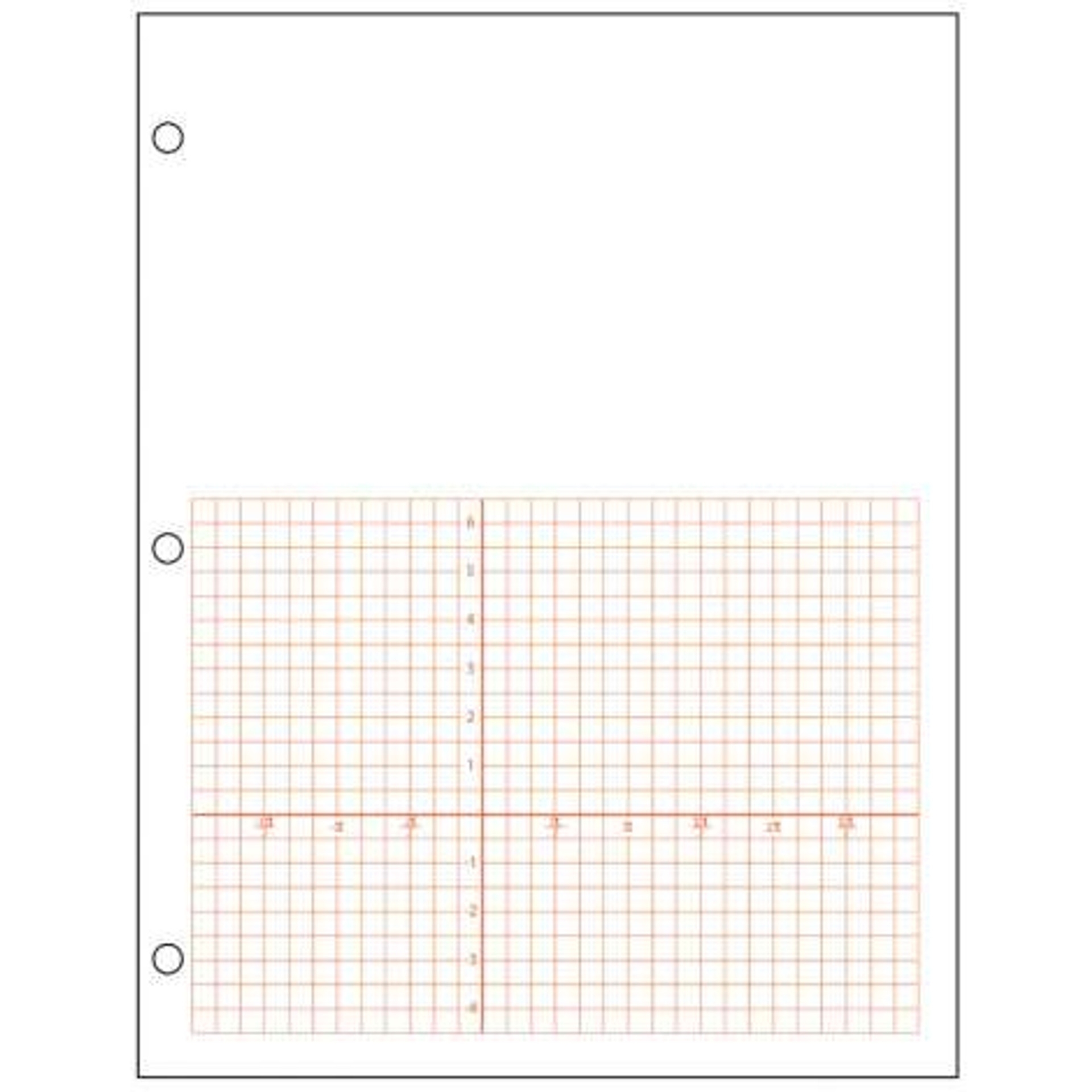 1 Inch Grid Paper Easy Cling Graph Coordinate Plane 1 Package Of Graph Paper
