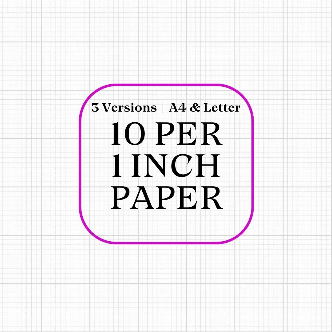 10 Squares Per Inch Graph Paper 10x10 Graph Paper Printable Graph Paper Cross Stitch Paper A4 Letter Printable Grid Paper Helpful Etsy