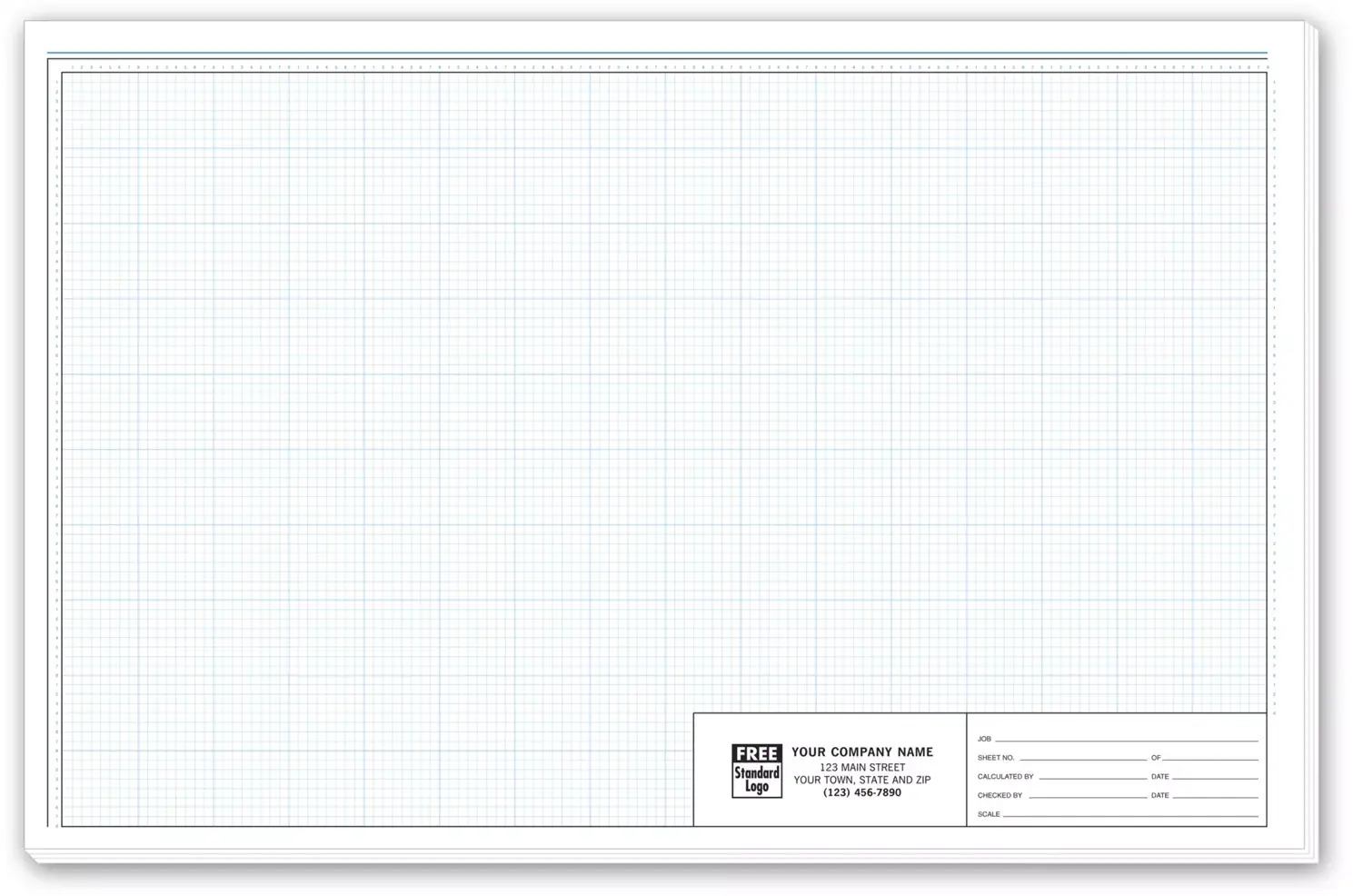11x17 engineering graph pads