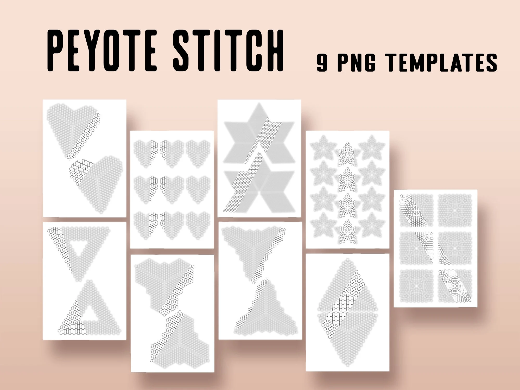 Free Printable Peyote Beading Graph Paper