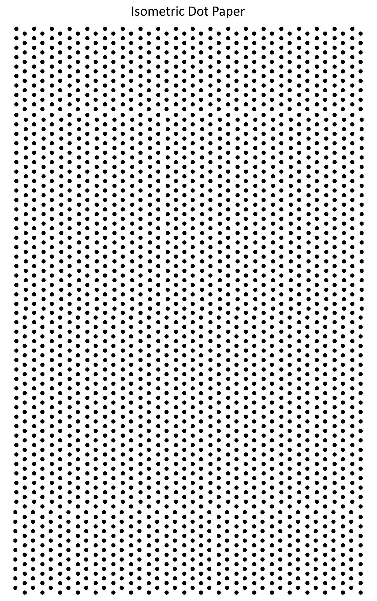 18 Printable Isometric Graph Paper Forms And Templates Fillable Worksheets Library