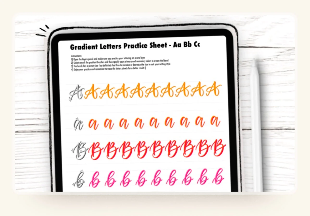 Calligraphy Practice Paper Free Printable