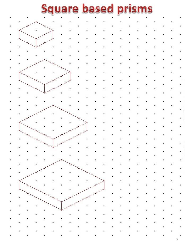Drawing On Isometric Paper Worksheet