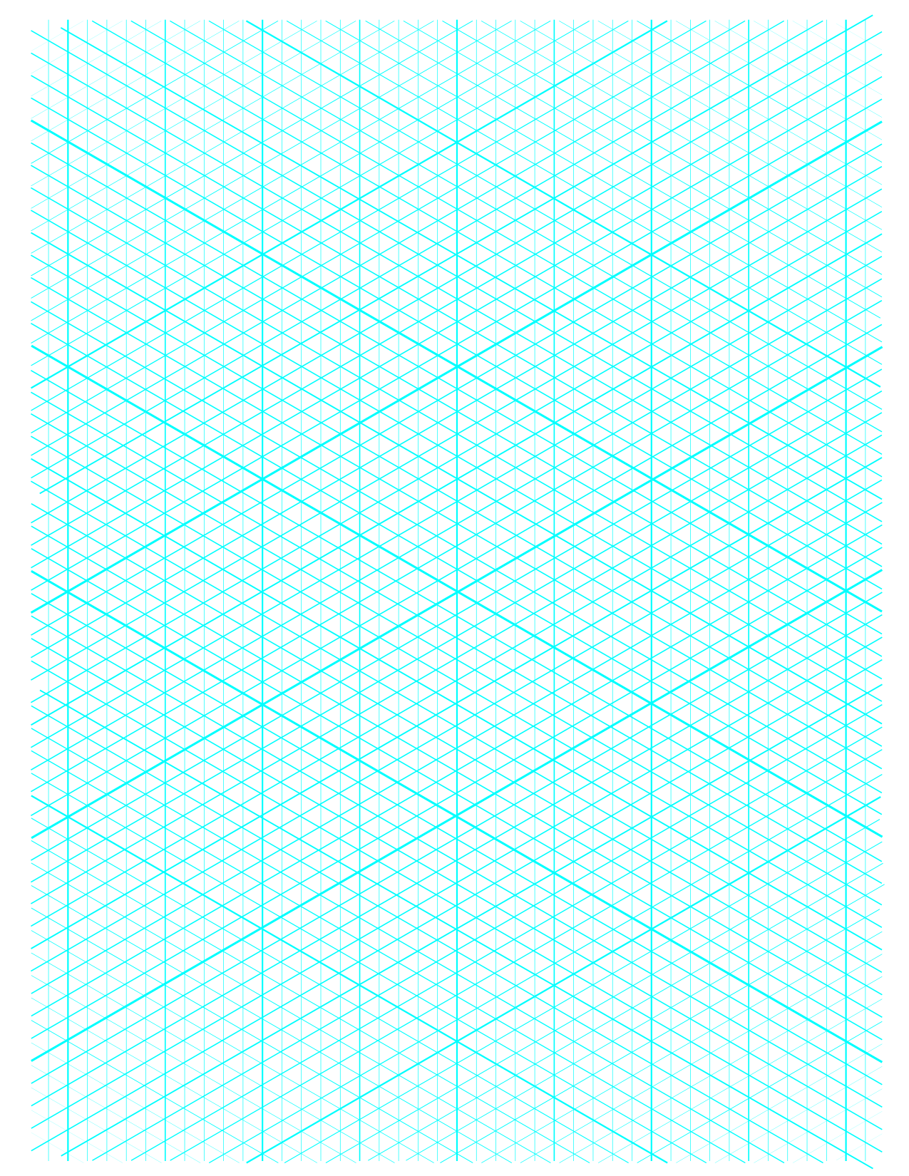 5 Free Isometric Graph Paper Grid Paper Printable PDF 