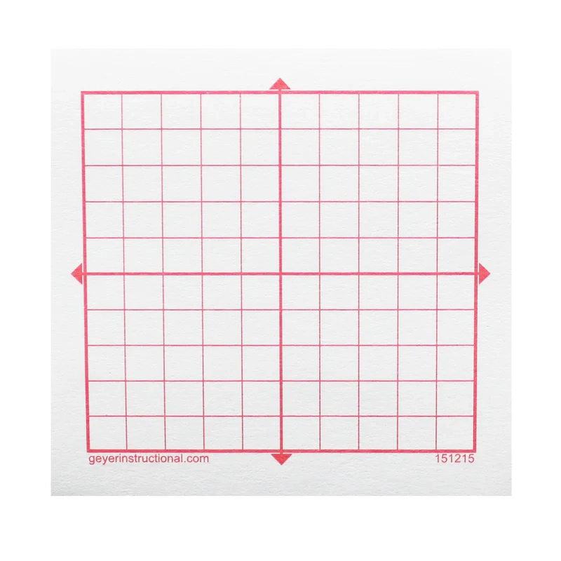 54968 GRAPHNG POST IT NOTES XY AXIS 10X10 SQUARES Factory Select
