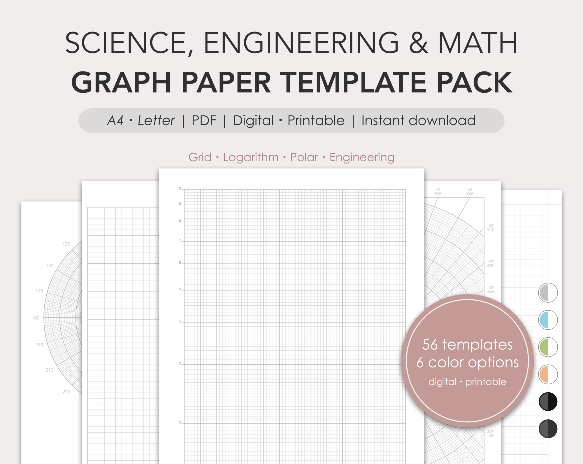 A Few Types Of Graph Paper Templates R GoodNotes