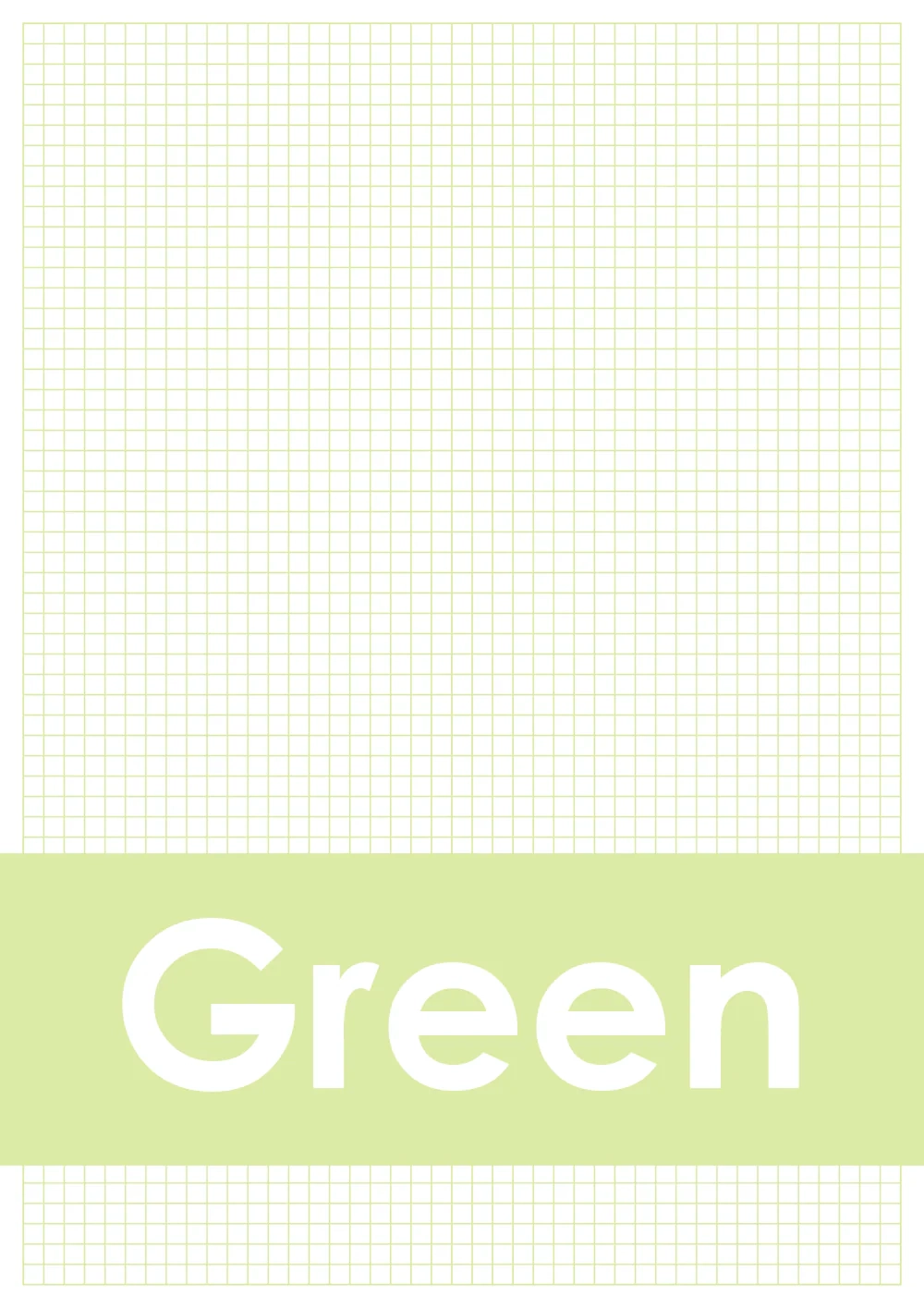 A4 Double Sided 5mm Graph Paper 5 Colours LegaC