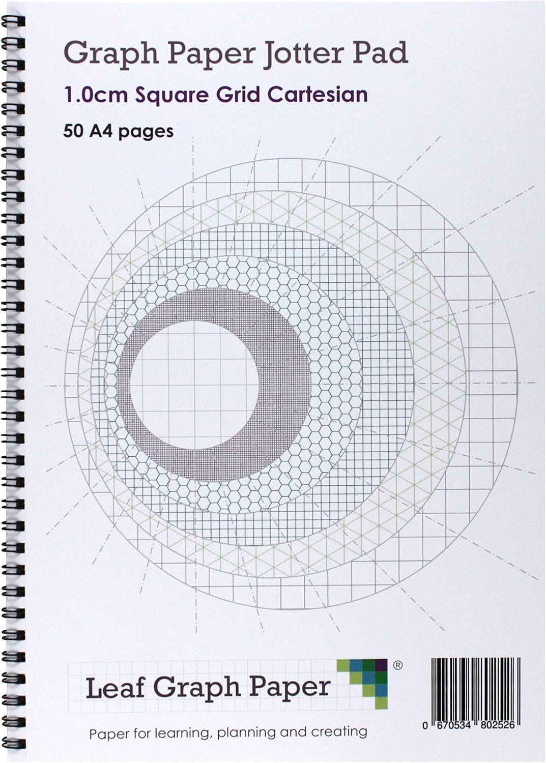 A4 Graph Paper 10mm 1cm Squared Jotter Pad 50 Ireland Ubuy