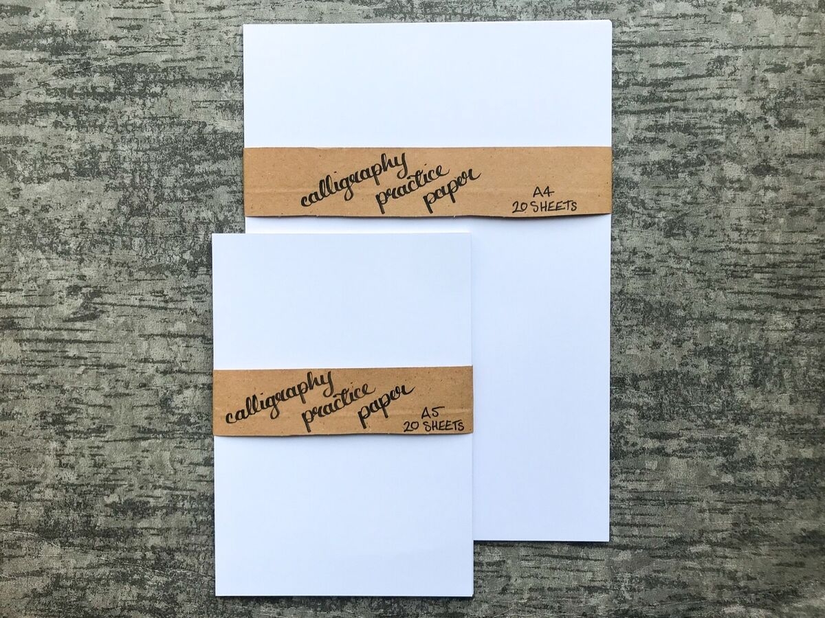 A5 A4 Calligraphy Paper Smooth Plain Paper For Calligraphy High Quality Paper EBay UK