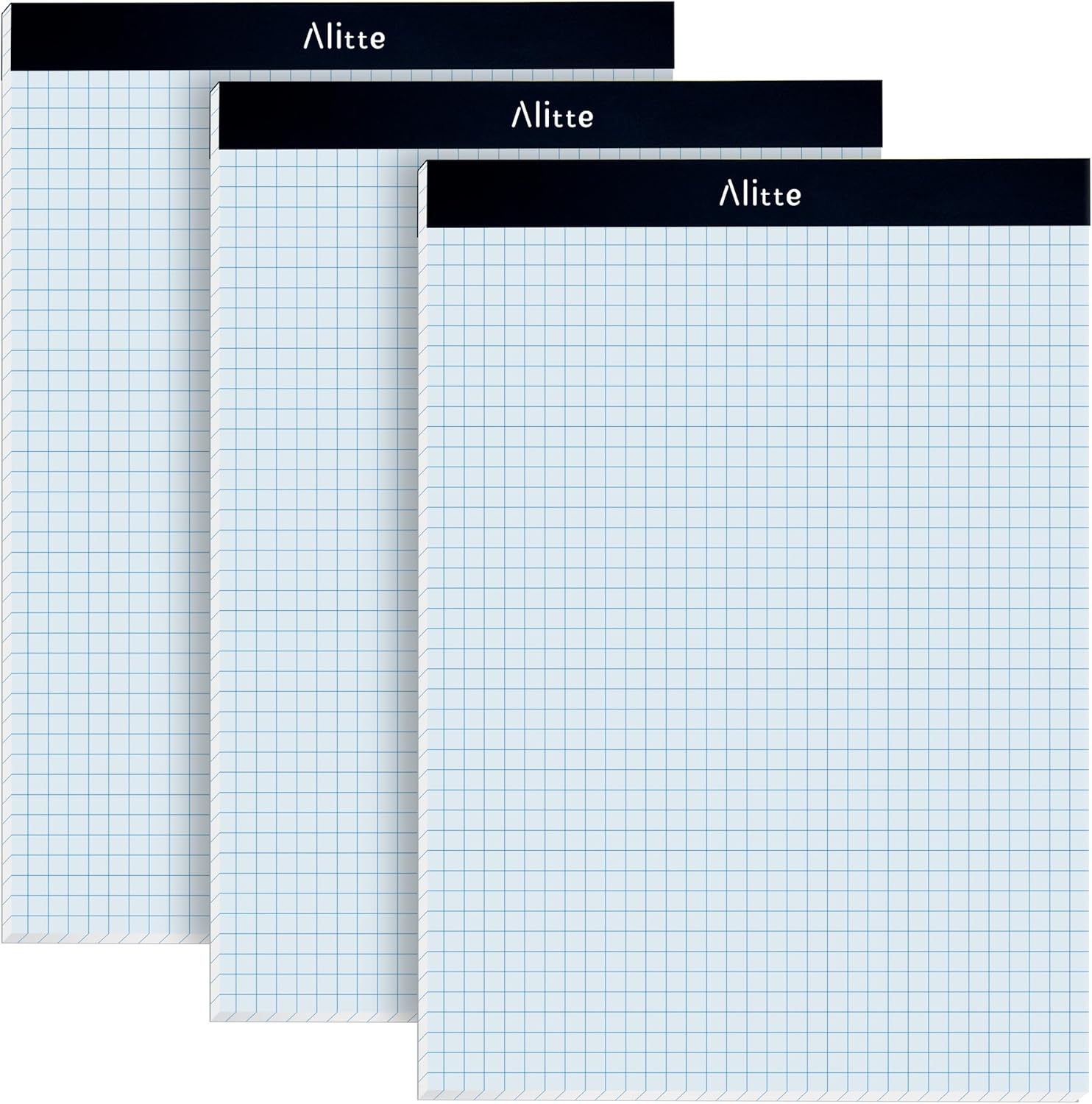 Alitte Graph Paper Pad Pack Of 3 White Letter Size 4x4 India Ubuy