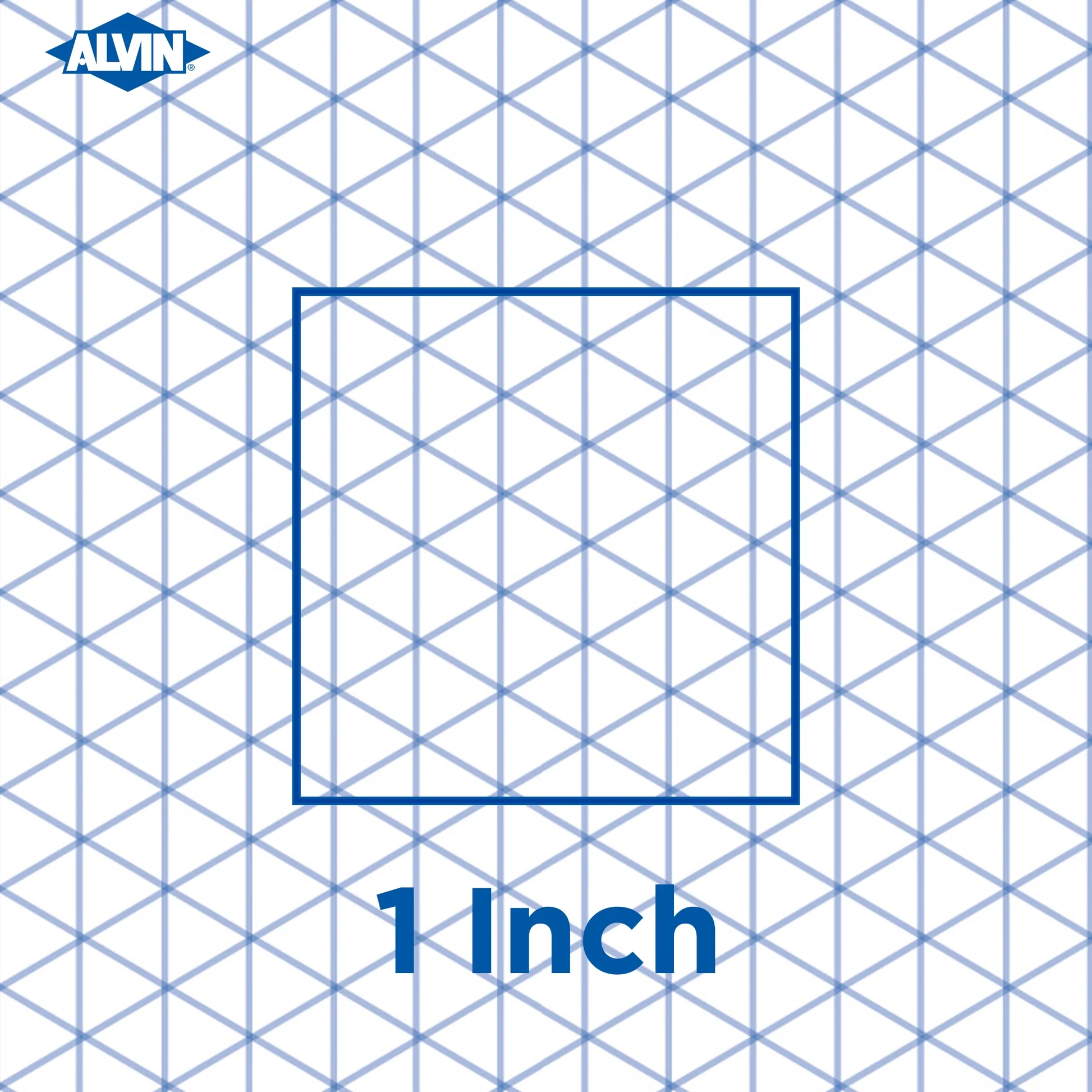 Alvin Isometric Grid Graph Paper Drawing Painting Paper ALVIN Drafting LLC