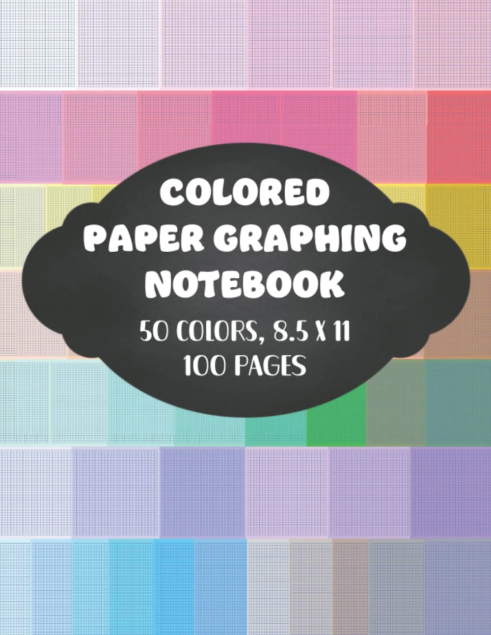 Amazon COLORED PAPER GRAPHING NOTEBOOK 50 Colors 8 5 X 11 Inches 100 Pages MULTICOLORED GRID PAPER BRIGHT COLORED GRAPH PAPER COLORFUL GRID PAPER Books Southern Creative Books