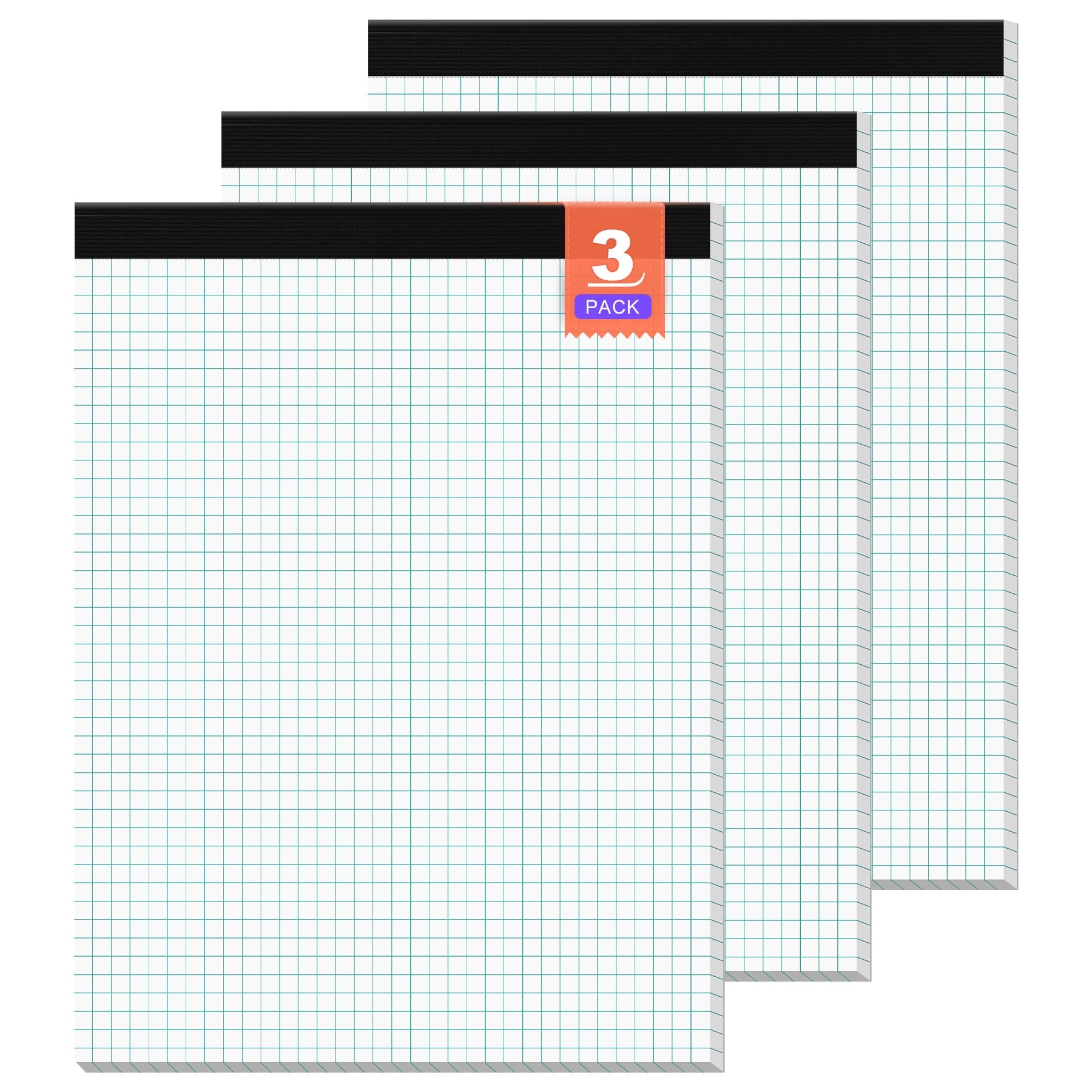 Amazon Graph Paper Legal Pad 8 5 X 11 Grid Paper Letter Size Graphing Paper 4x4 3 Pack Quad Ruled Legal Pad 11 X 8 1 2 Writing Pads 30 Sheet Pad 8 5 X 11 