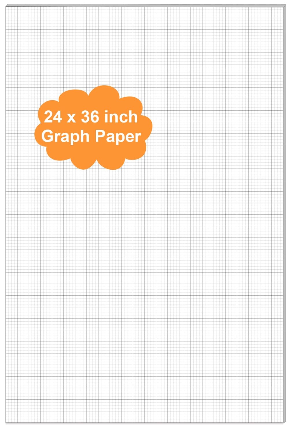 Amazon Graph Paper Pad 36 X 24 Large Graph Paper 30 Sheets 60 Pages 4 x4 Ruled Grid Paper For Engineer Architect Designer Mathematician Draftsmen Sketch House Commercial Building Plan Drafting 