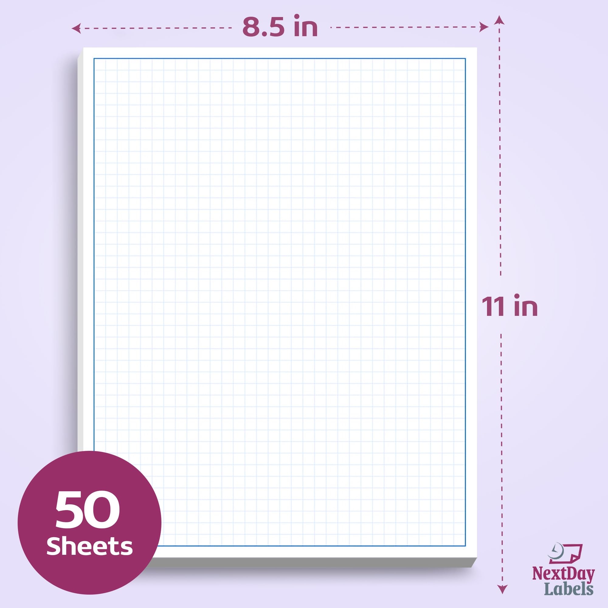 Amazon Graph Paper Pad For Blueprint Drawings Drafting Engineering Drawing And Planning Graph Paper 8 5x11 Blueprint Quadrille Grid Paper Pads With Blue Lines High Brightness 50 Sheets 1 Pack Office Products