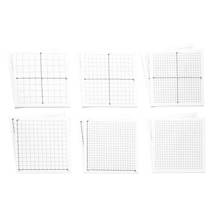 Amazon Juvale Mini Graph Sticky Notes 10 Pack 3 X 3 In 25 Sheets Per Pad 6 Designs School Supplies Planner Graph Paper Stickies Office Products
