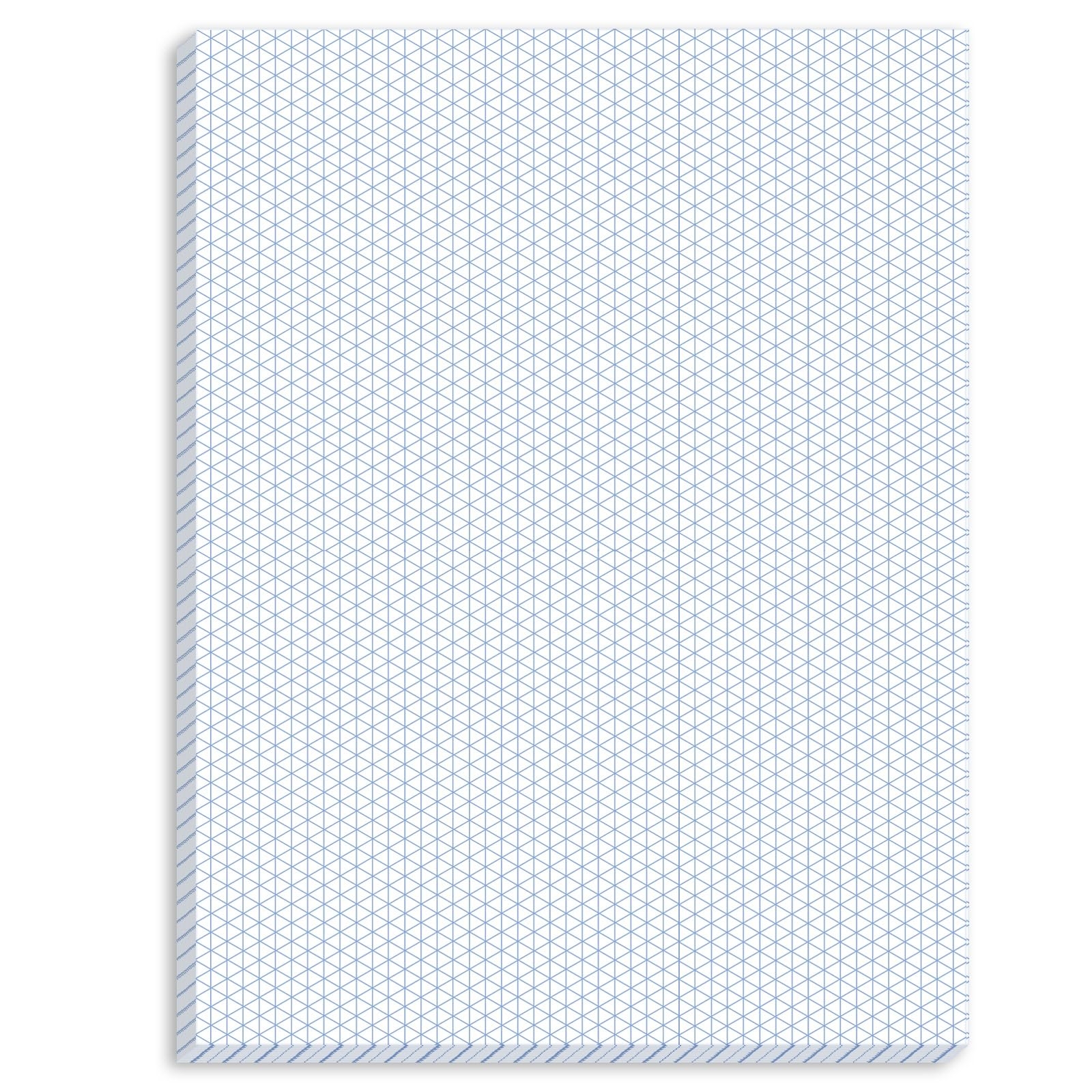Amazon MotiMind 50 Sheets Isometric Graph Paper Pad Isometric Paper Drafting And Graph Pads For 3D Designs Architecture Landscaping Engineering Drafting 8 5x11 Office Products