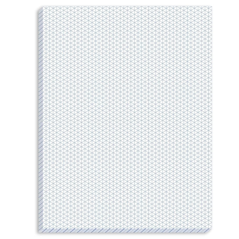 Amazon MotiMind 50 Sheets Isometric Graph Paper Pad Isometric Paper Drafting And Graph Pads For 3D Designs Architecture Landscaping Engineering Drafting 8 5x11 Office Products