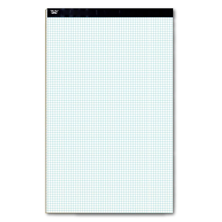 Amazon Mr Pen Engineering Paper Pad Graph Paper 5x5 5 Squares Per Inch 17 x11 22 Sheets Engineering Pad Grid Paper Computation Pads Drafting Paper Squared Paper Blueprint Paper Writing Paper 