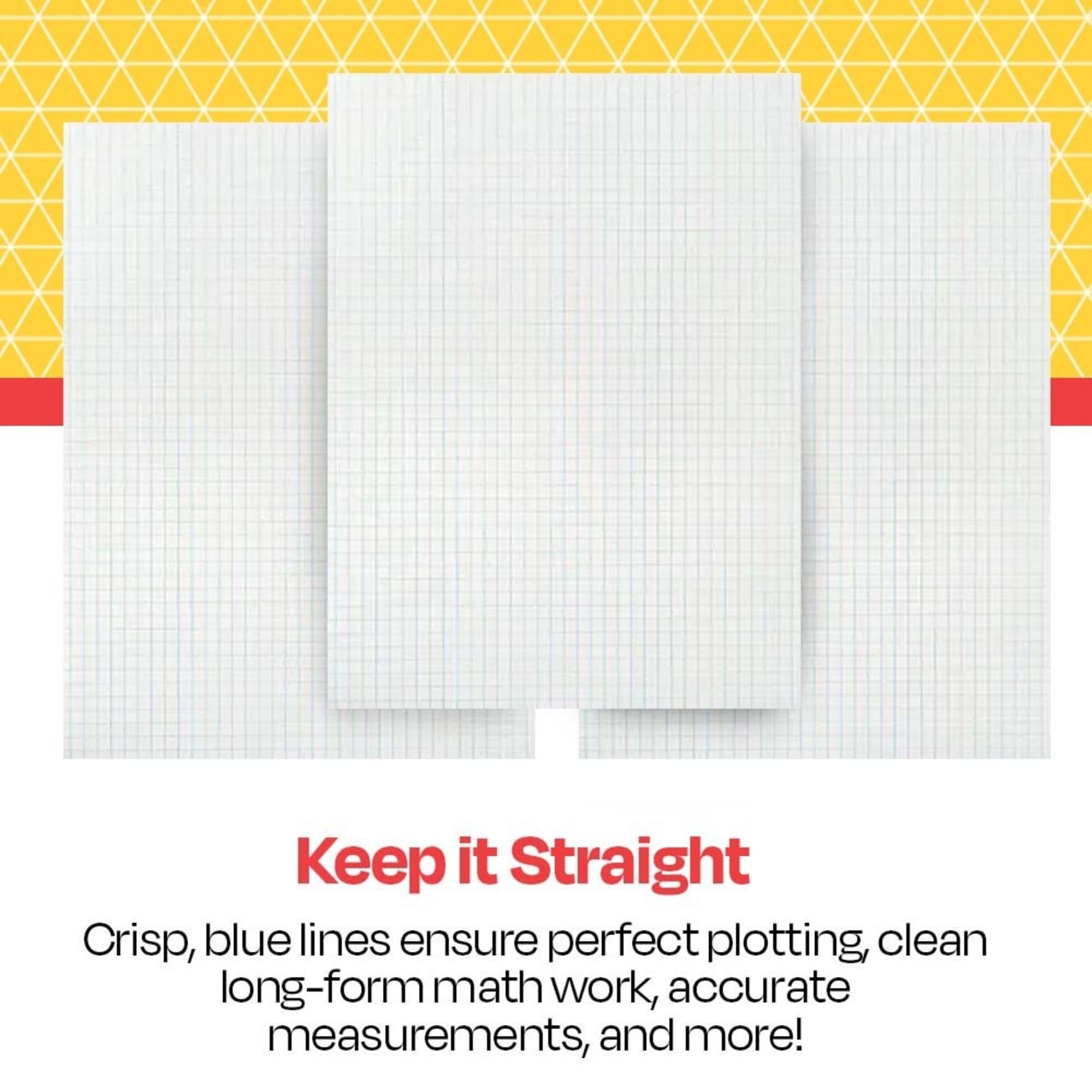 Amazon School Smart Graph Paper 1 4 Inch Rule 9 X 12 Inches White Pack Of 500 Office Products