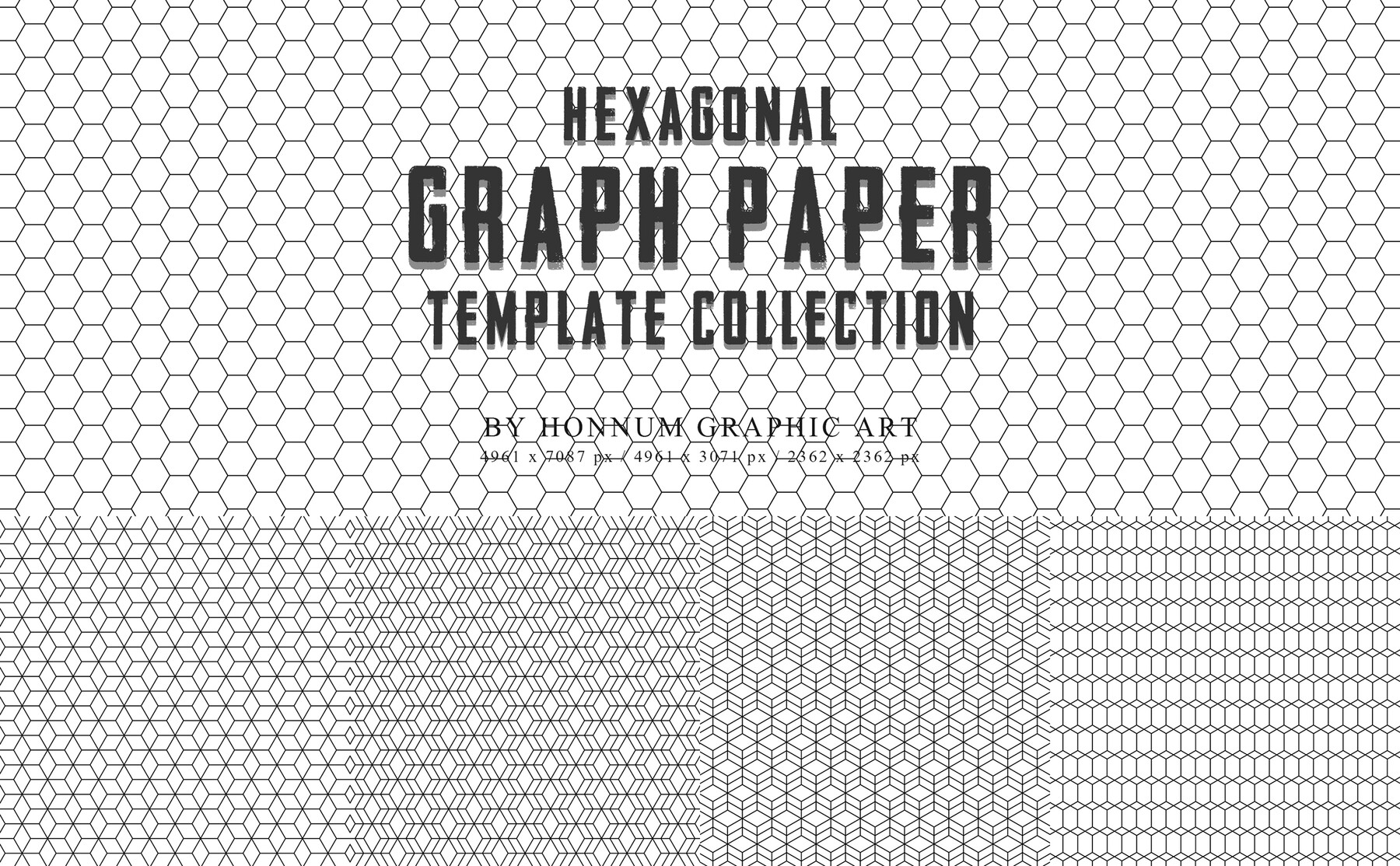 ArtStation Hexagonal Graph Paper Template Collection Artworks