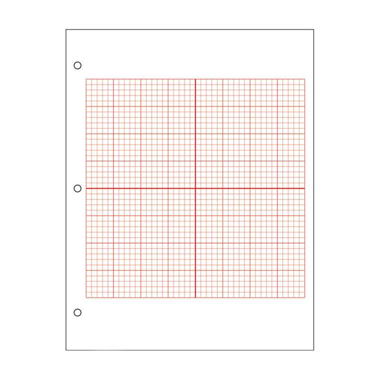 Axis Graph Paper 3 16 Red 500 Sheet Ream Geyer Instructional Products