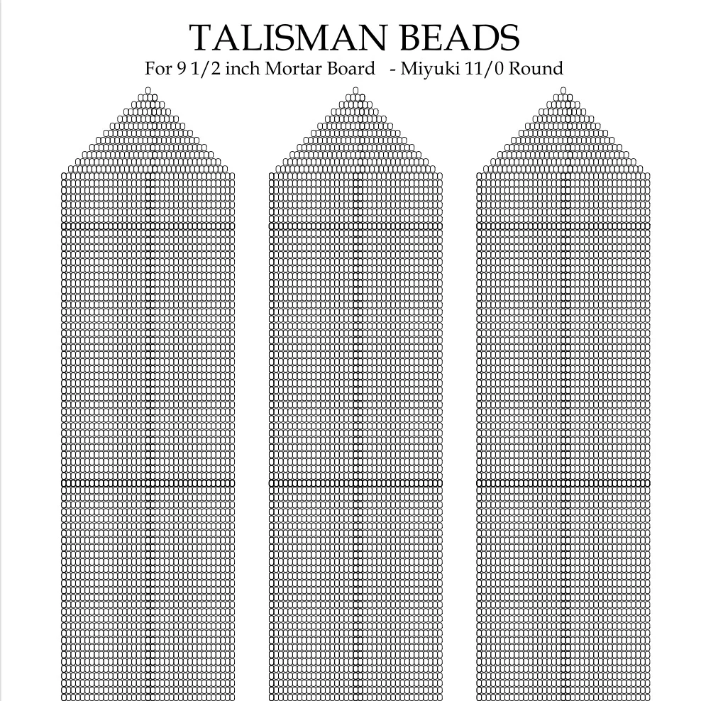 Beading Graph Paper Digital Downloads Talisman Beads