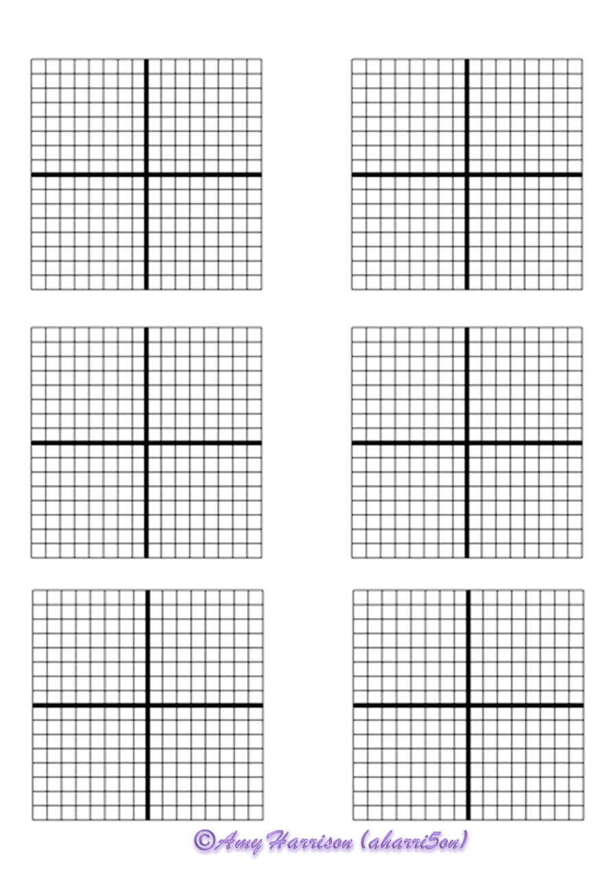 Blank Coordinate Planes Reproducible Teaching Math In A Virtual Reality