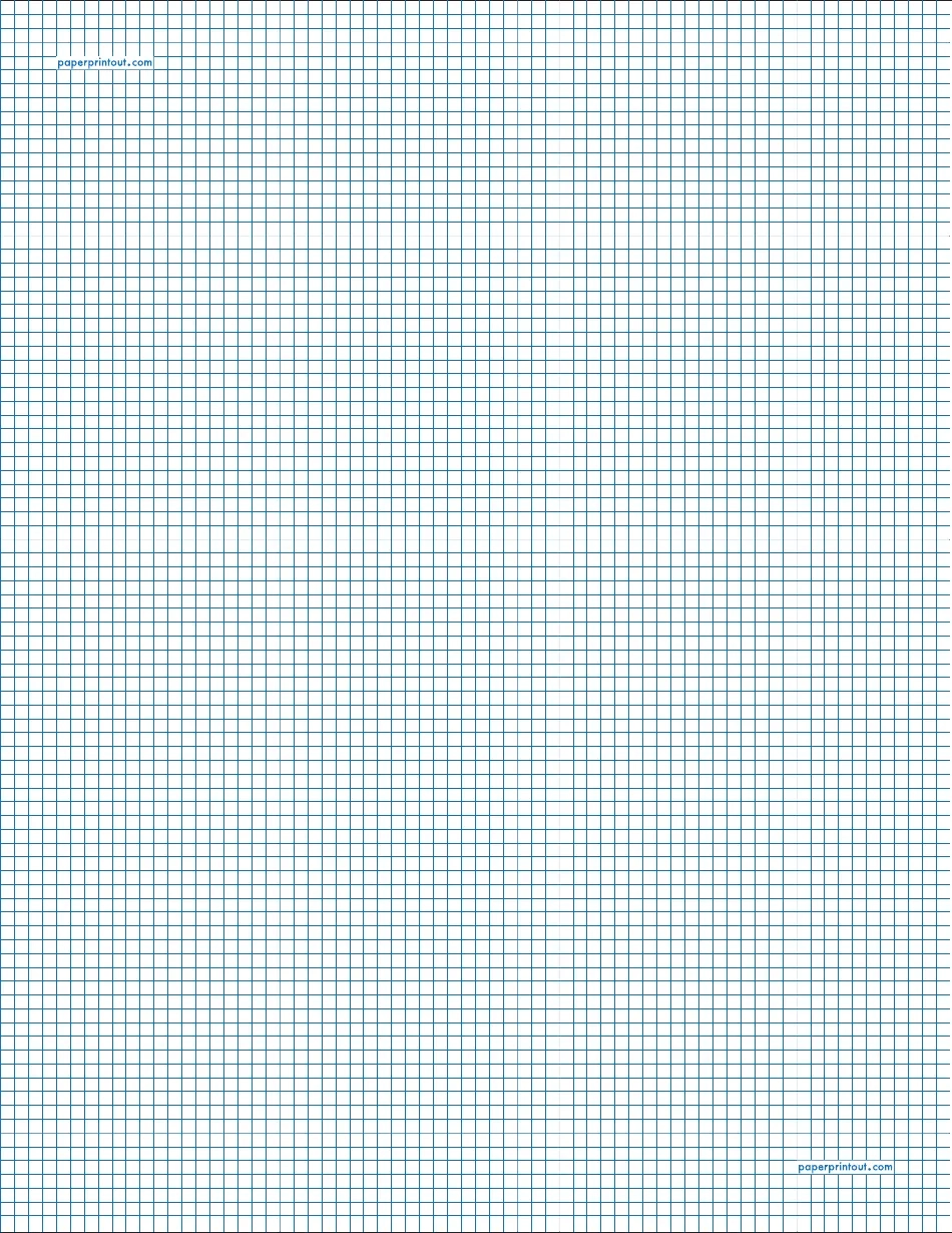 Blue 1 8 Inch Graph Paper Template Download Printable PDF Templateroller