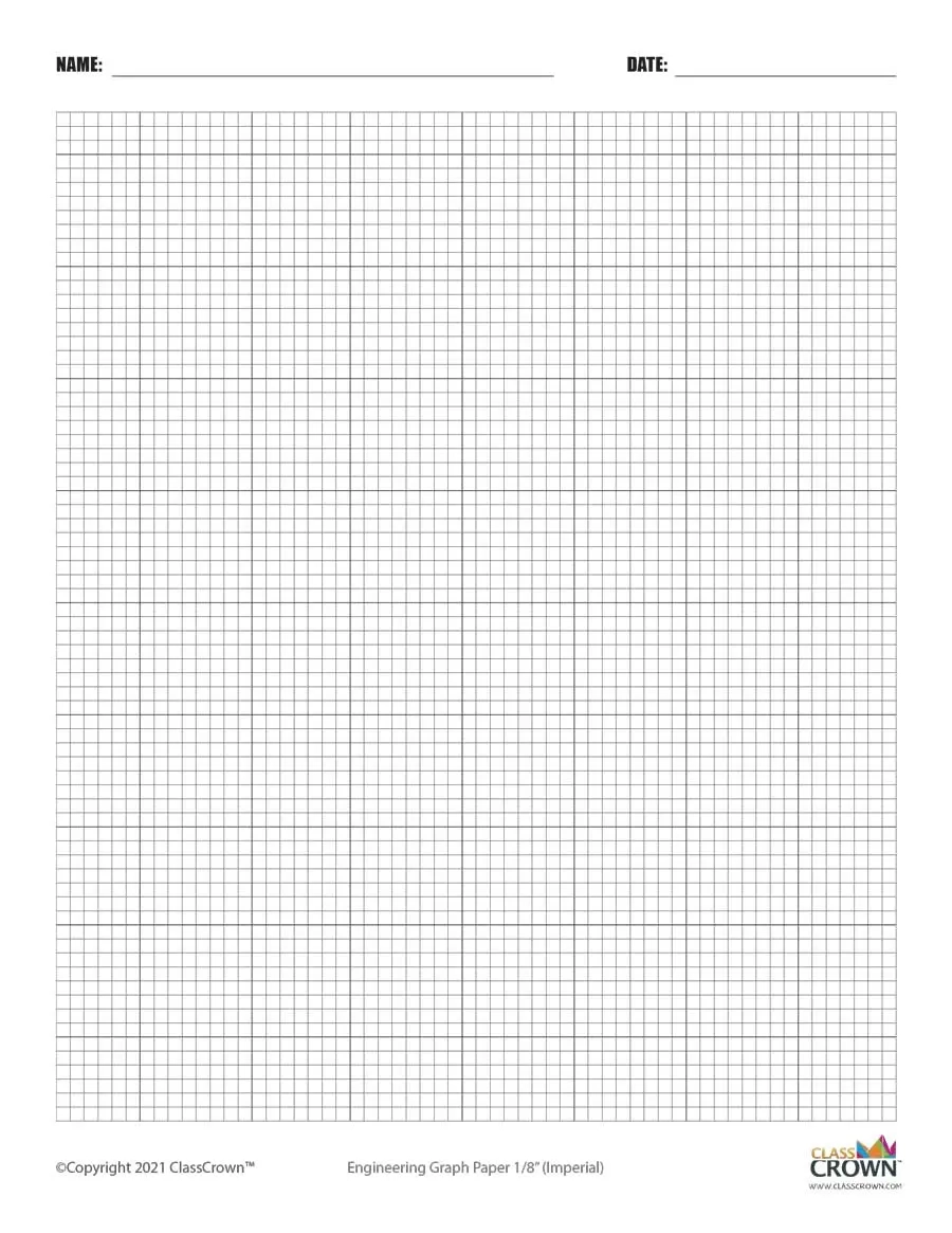 Blue Construction Paper 50 Sheet Graph Paper Pad 8 5x11 Blue Grid Paper For Math Design Blueprint Paper