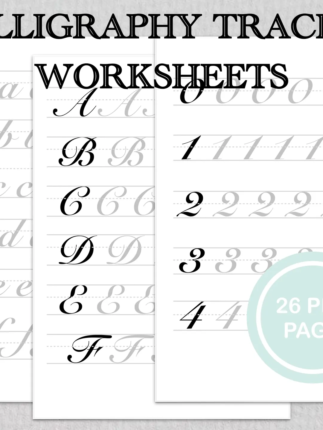 Free Printable Calligraphy Practice Paper