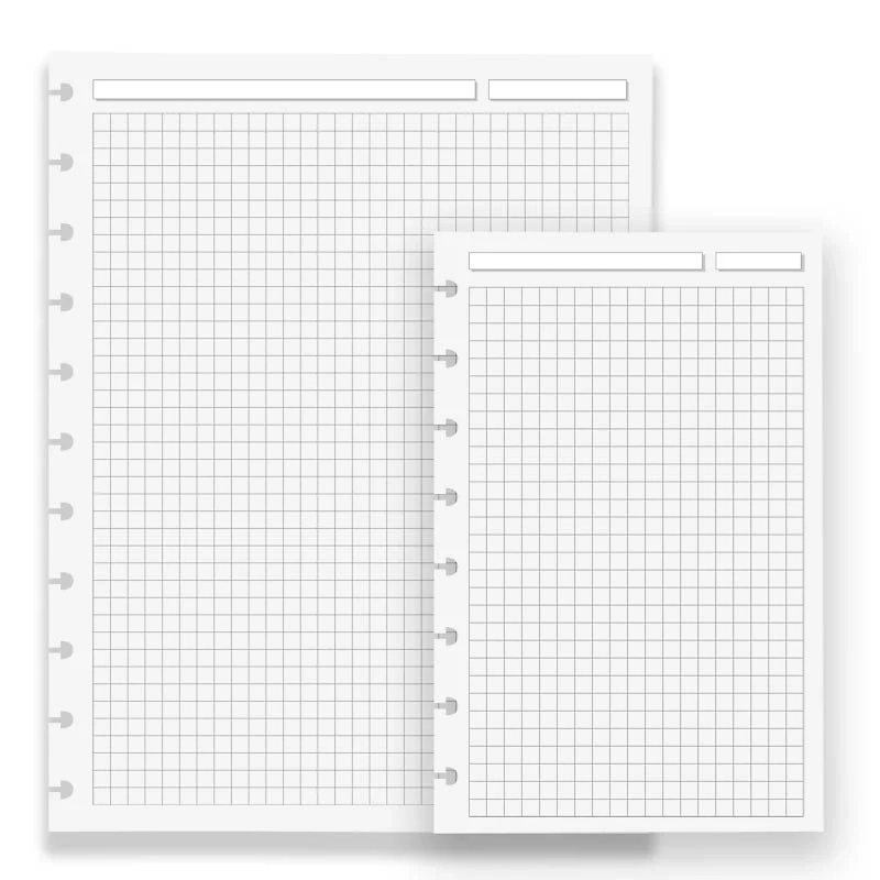 Circa Full Page Grid Discbound Refill 100 Sheets 