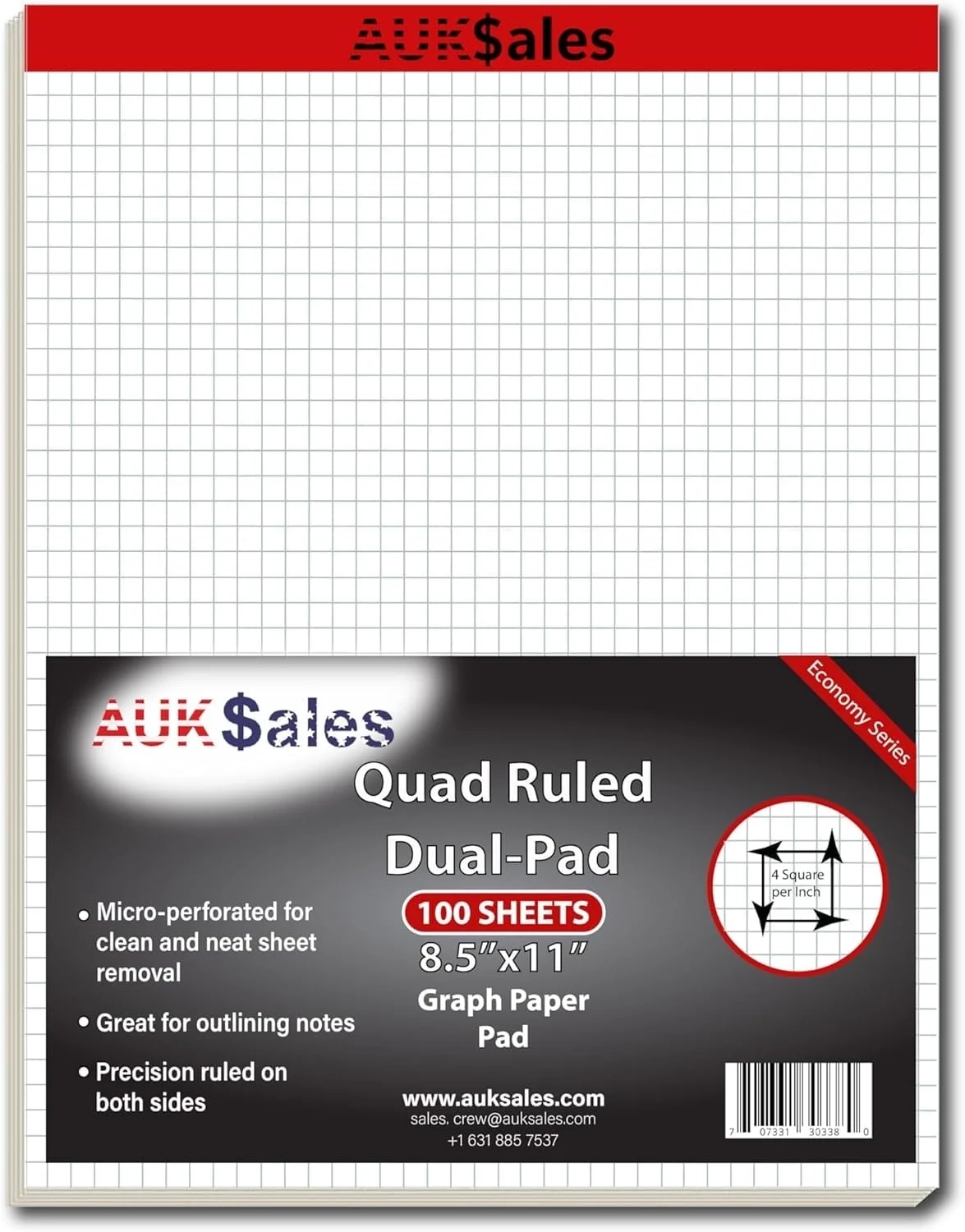 Classic Graph Paper 1 4 Square Red Pack Of 500 Walmart