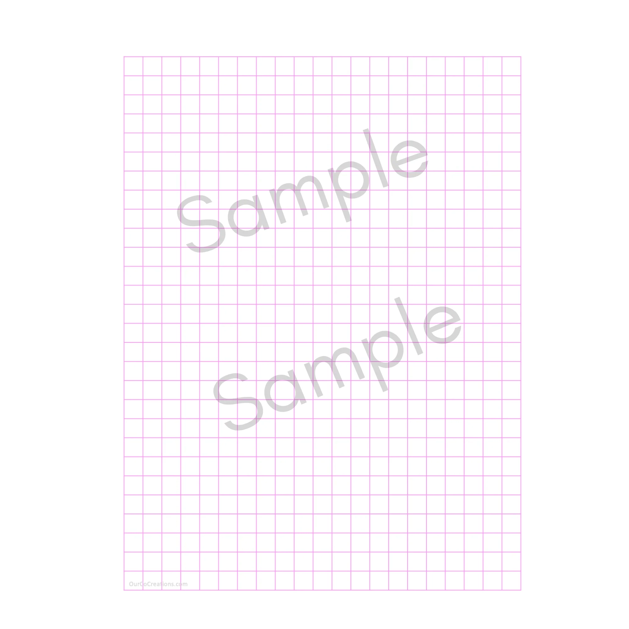 Colored Big Box Grid Paper Graph Paper Our CoCreations