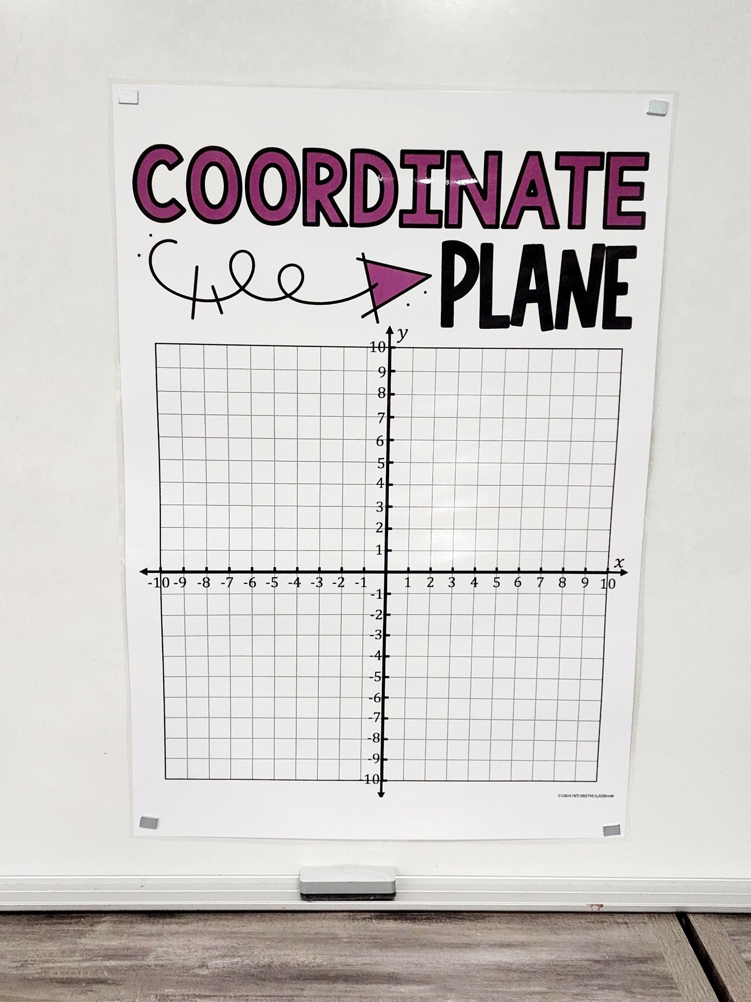 6 Coordinate Plane Graph Paper Printable