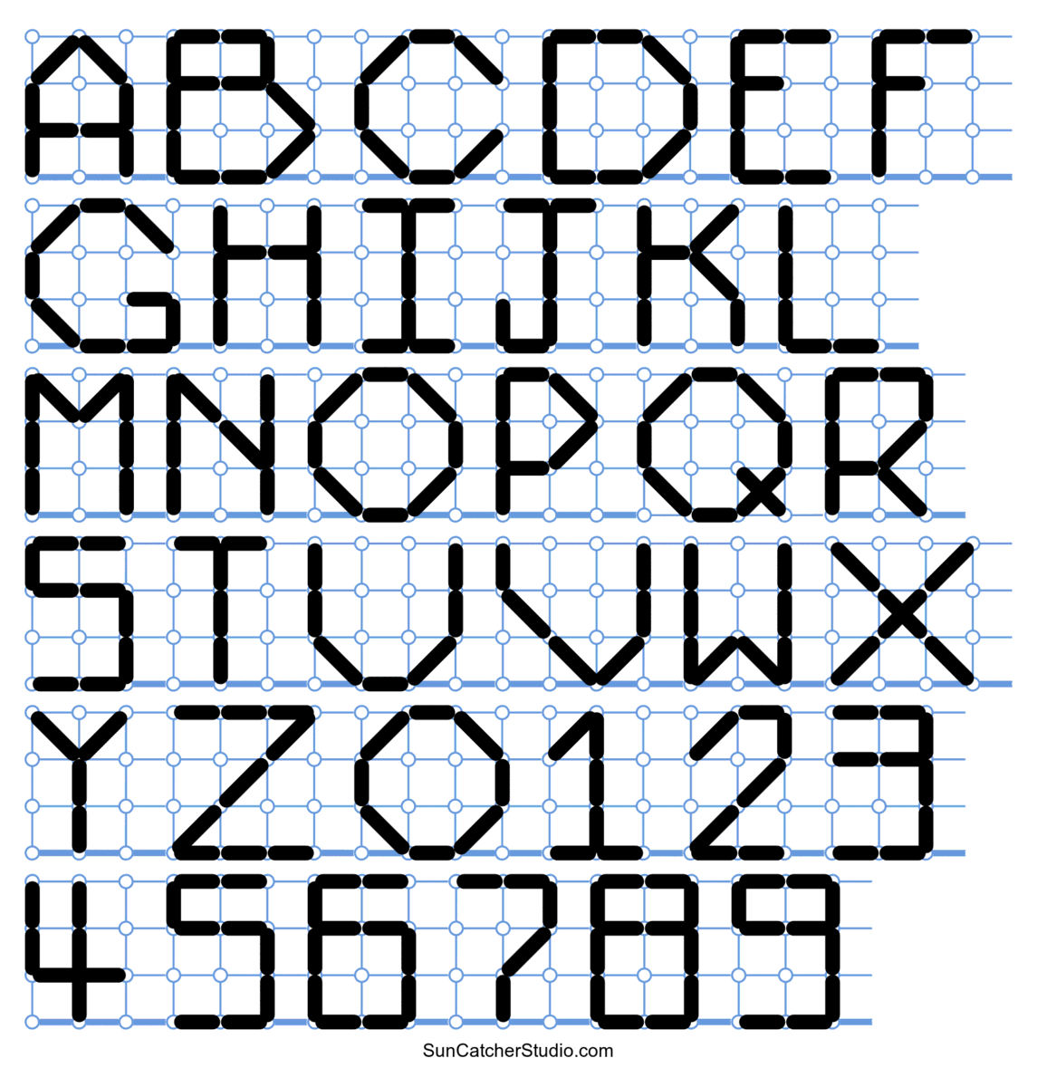 Cross Stitch Letters Generator And Alphabet Font Patterns Free Printables Monograms Design Tools Patterns DIY Projects