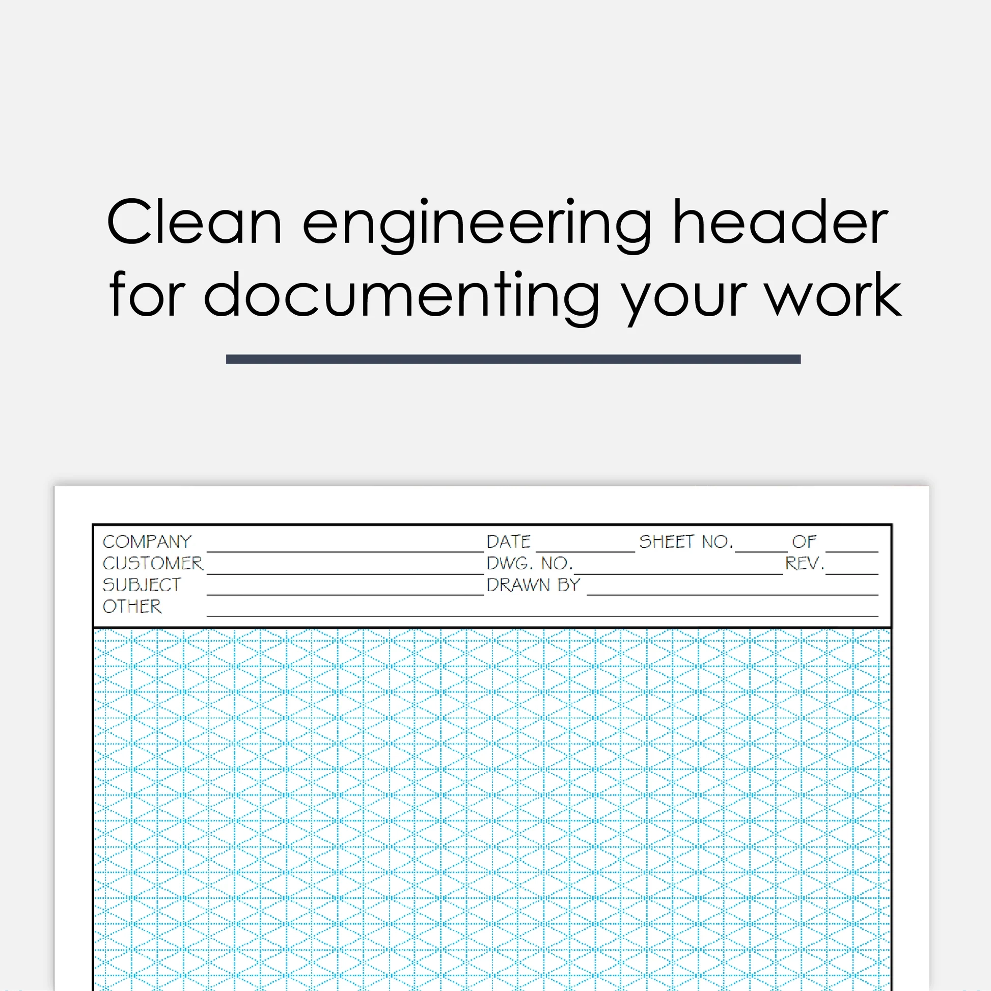 CUSTOM LOGO GeekNavy Isometric Grid Graph Paper Pad 8 5 X 11 Port