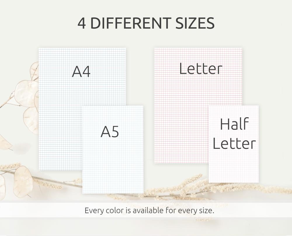 Letter Size Graph Paper