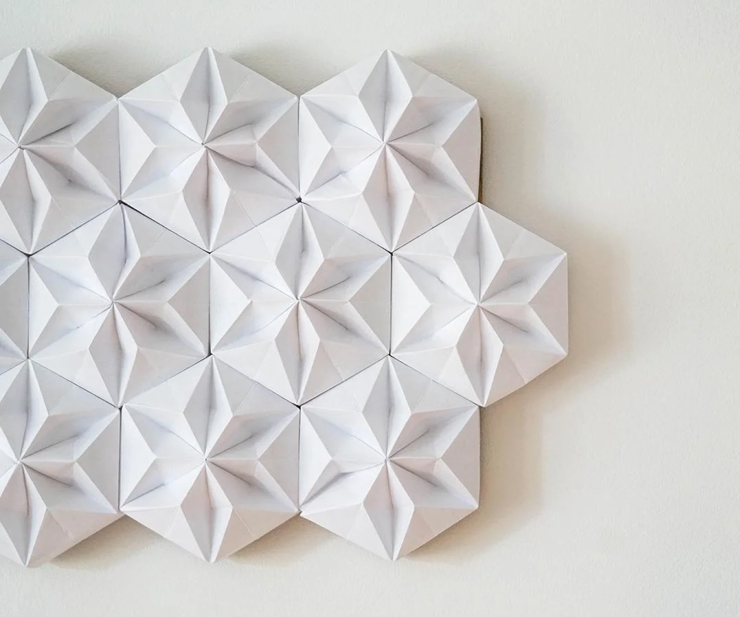 DIY Origami Hexagon Wall Decor Paper Folding Art Project 11 Steps with Pictures Instructables
