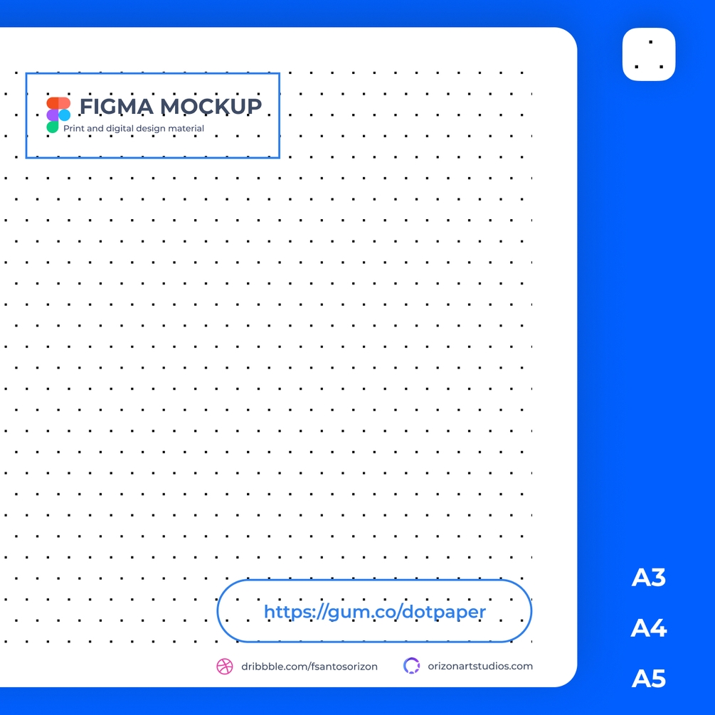 Free Printable Blue Dot Graph Paper