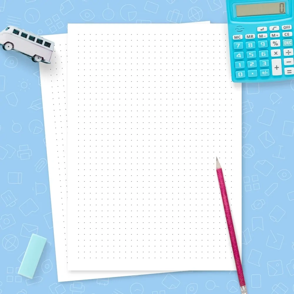 Dot Grid Paper With 5 Mm Spacing Template Printable PDF