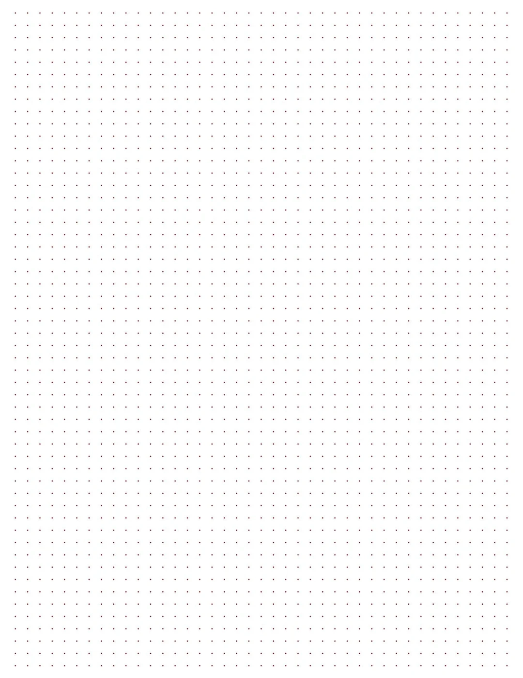 Dotted Grid Paper 10 Pages digital Printable Etsy