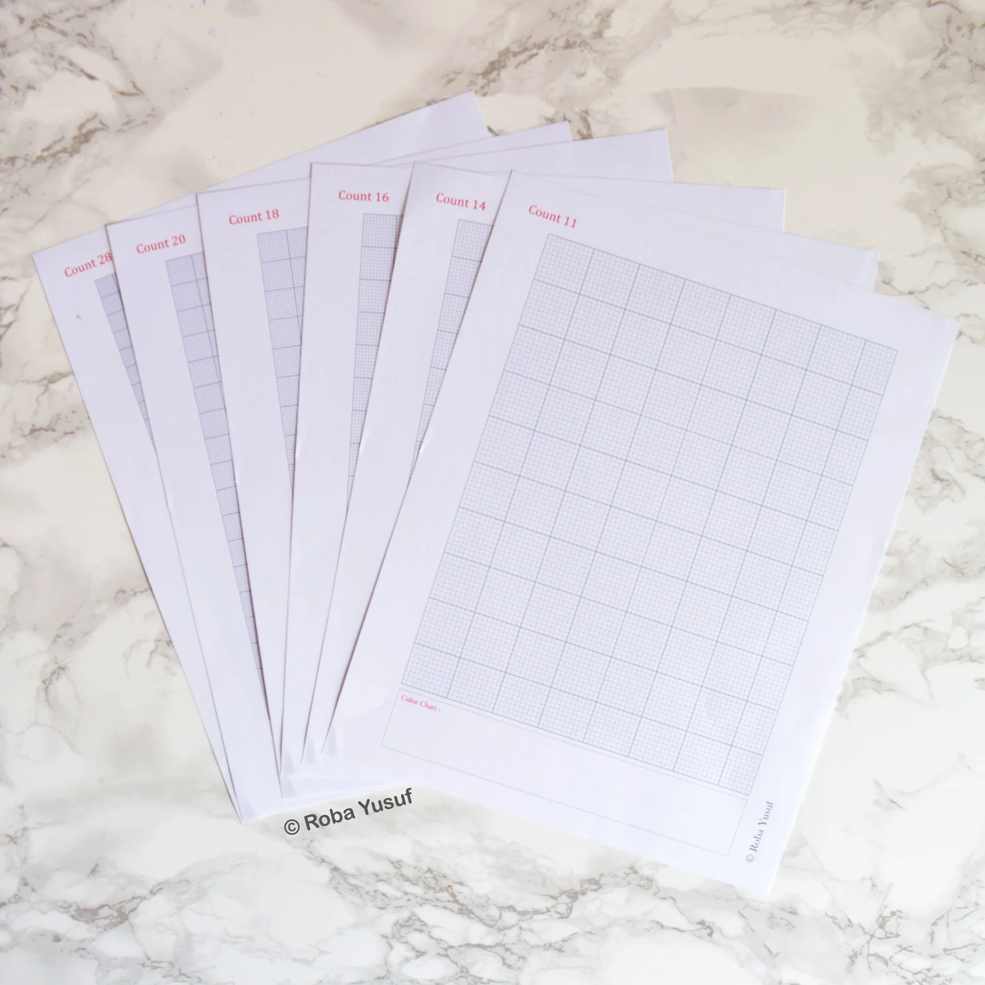 14 Count Aida Graph Paper Printable Free