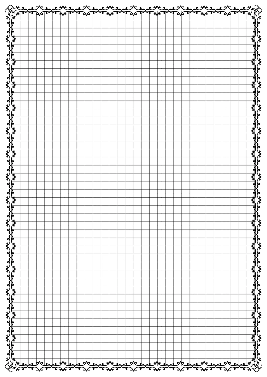 Graph Paper 32 X 32 Grid Free Printable