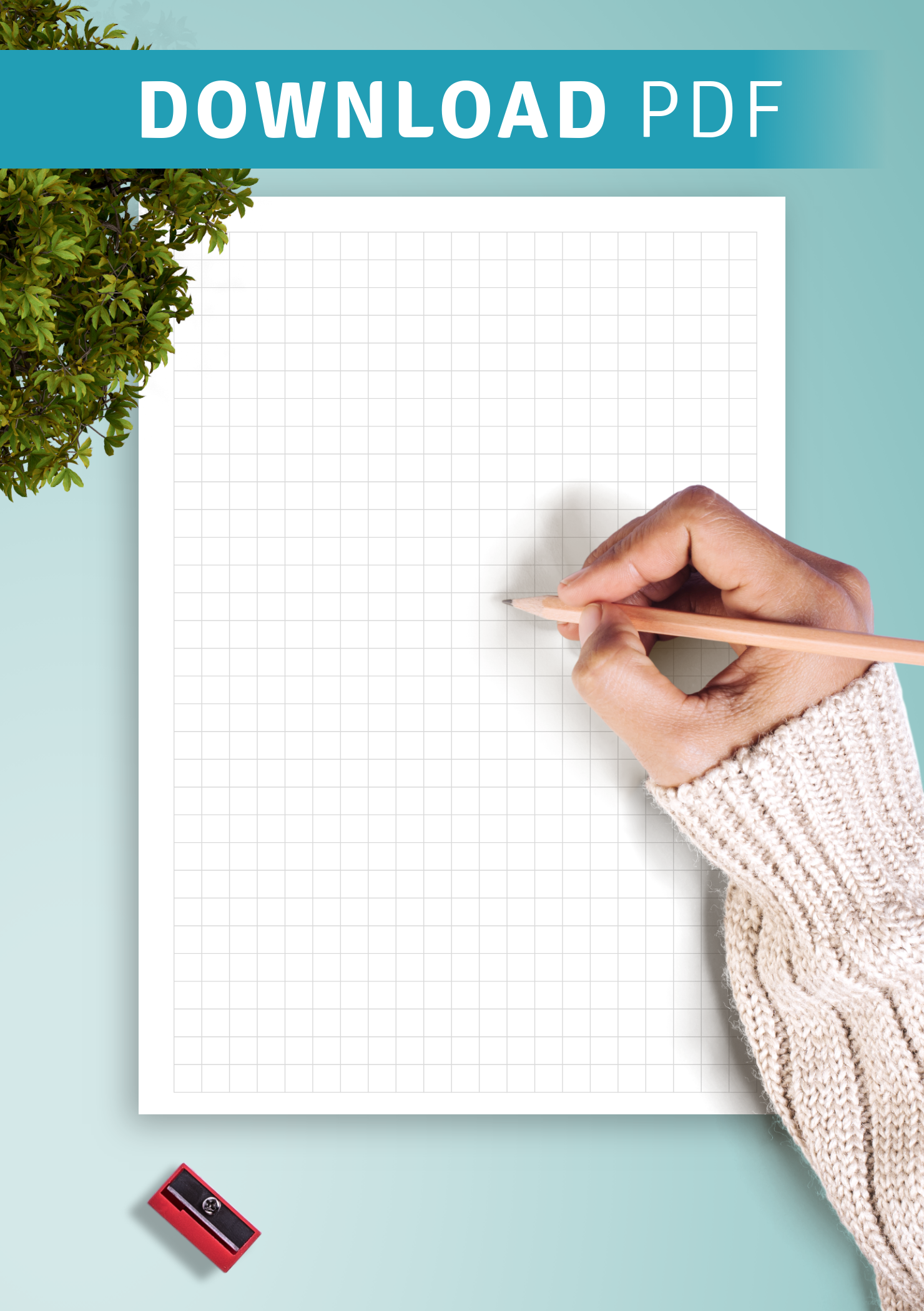 download printable 1 4 inch graph paper printable pdf