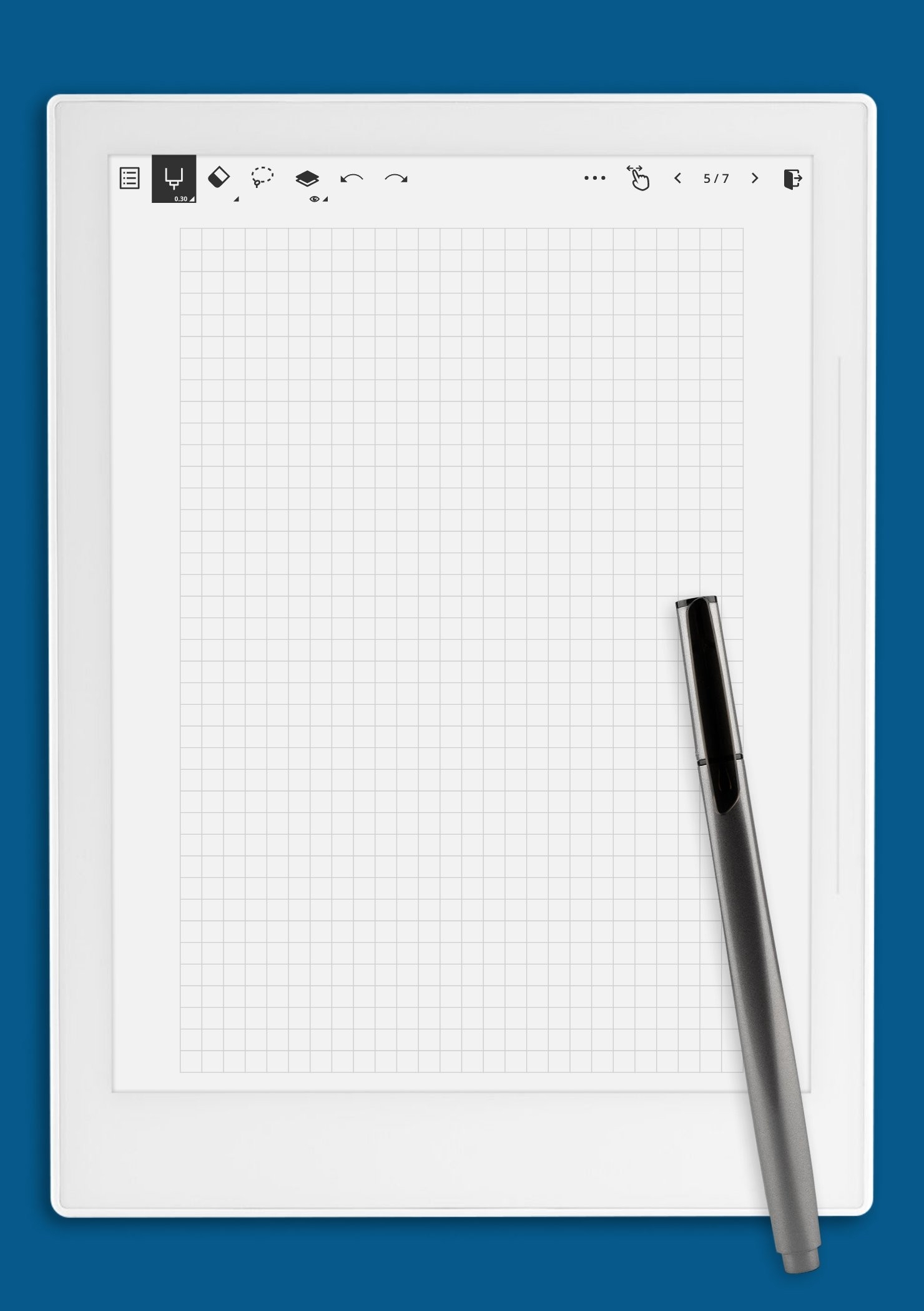 Graph Paper 8 Squares Per Inch Printable