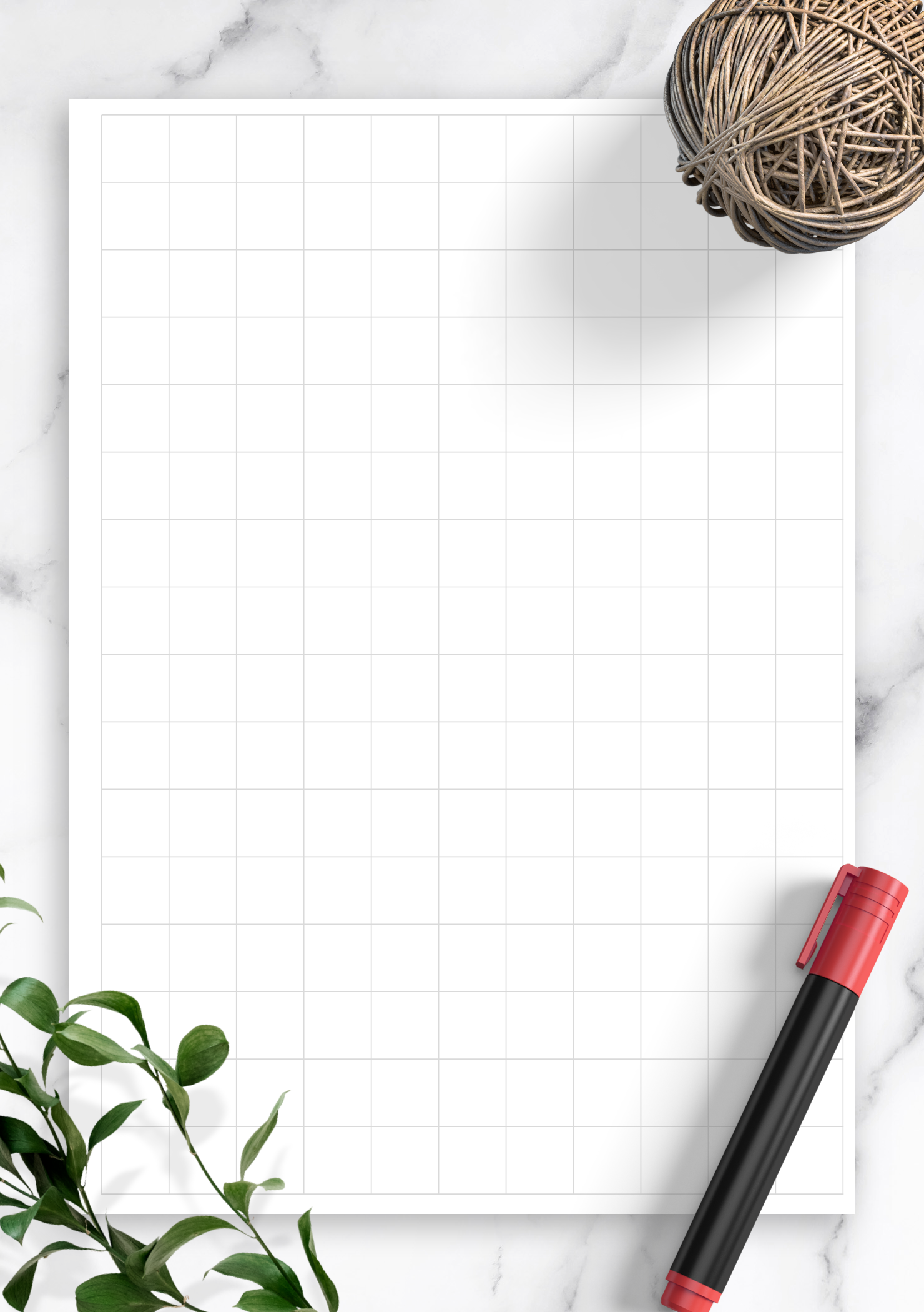 One Half Inch Graph Paper Printable